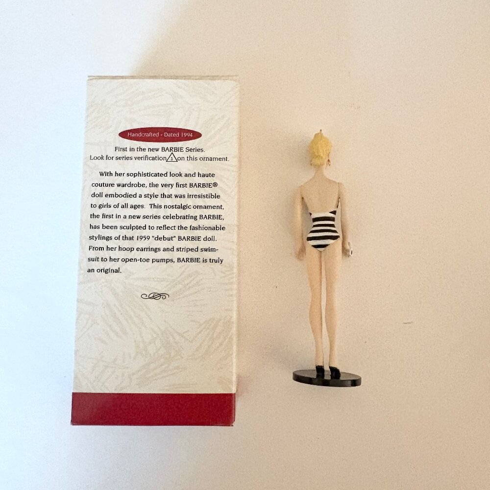 Hallmark Barbie Debut 1959 ornament, w/ box - Picture 2 of 4